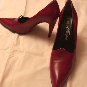Vintage Stephane Kelian red high heels